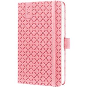 SIGEL J6110 Agenda settimanale Jolie 2026-1 anno - circa A6 - Rose Pink - 2 pagine = 1 settimana - copertina rigida - 80 g/m² - rosa - 174 p. - certificazione FSC