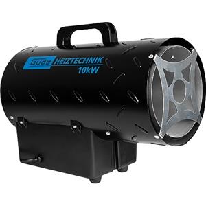 Güde 85112 Termoventilatore a gas GGH 10 L, Tubo del gas (1,5 m), Riduttore di pressione (700 mbar)