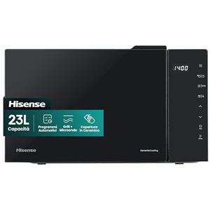 Hisense Microonde H23MOBS5HG4, cavità 23L, apertura porta a sinistra, display LED touch, 8 funzioni, 800W