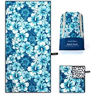 OCOOPA Telo mare microfibra ad asciugatura rapida, extra large, 178 * 80cm, senza sabbia, super leggero, per piscina, campeggio, picnic, yoga, palestra, sport-Ottimo per la festa della mamma