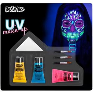 Boland - Set di make-up per Halloween, trucco UV luminoso e accessori, make-up per carnevale e feste a tema