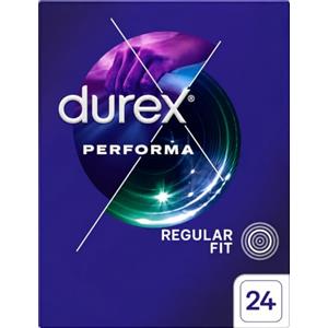 Durex Performa Preservativi Ritardanti 24 Pezzi Maggiore Durata Piacere Intenso Con Benzocaina Per Migliori Prestazioni