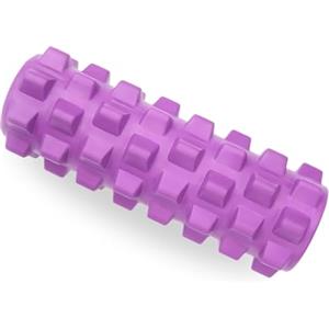 BILDER - Foam Roller Pilates, Rullo Massaggio Muscolare per Yoga, Leggero con Stuttura Cava e Superficie a Griglia 33,5x14x14 cm, Attrezzi Pilates per Allenamento a Casa, Fisioterapia e Fitness