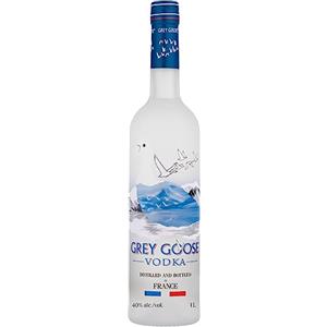 GREY GOOSE Premium French Vodka, pregiata vodka francese creata dal migliore grano monorigine francese e acqua sorgiva, Vol. 40%, 100 cl / 1 l
