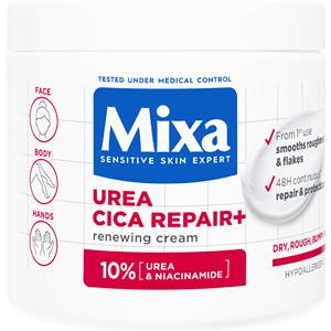 Mixa Urea Cica Repair Crema Corpo 400 ml - Idratazione Intensa con 10% di Urea e Niacinamide per Pelle Secca e Sensibile