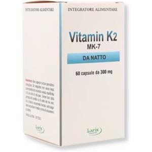 LARIX LABORATORI VITAMIN K2 60 CAPSULE VEGETALI 300 MG - Supporto per la salute e il benessere quotidiano