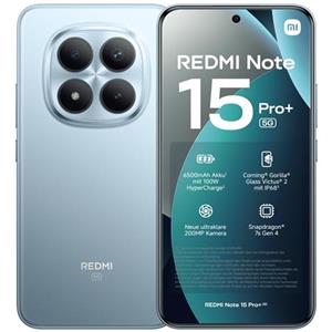 XIAOMI - Redmi Note 15 Pro+ 5G 256GB 8GB Ram Display 6.83' Amoled 120Hz Main Camera 200MP Dual nanoSim (eSim) HyperOS 2 Snapdragon 7s Gen4 6500mAh Gla