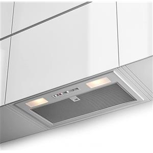 Faber OUTLET - Cappa Cucina Aspirante Sottopensile Incasso Larghezza 52 cm Profondità 29 cm colore Grigio - 305.0602.040 INKA SMART C/33 52 FB - Ricondizionato