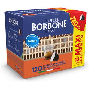 Caffè Borbone Capsule per Nespresso Nobile blu Capsule caffè 120 pz
