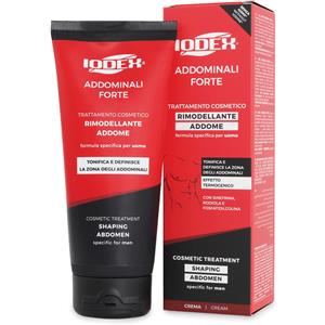 Rays Iodex Uomo Addominali Forte Crema Rimodellante 200ml con Fosfatidilcolina e Sinefrina