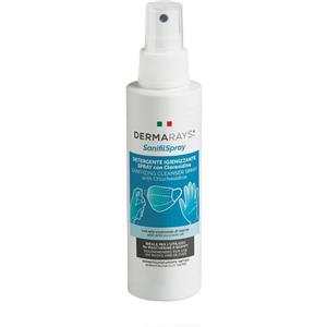 RAYS SpA SanifilSpray DERMARAYS® 100ml - Detergente Igienizzante con Clorexidina per Mascherine e Guanti, Profumazione Fresca
