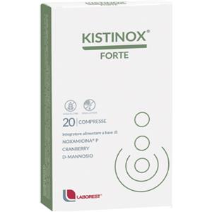 Uriach Kistinox Forte - Integratore per il Benessere delle Vie Urinarie con Cranberry, D-Mannosio e Noxamicina - 20 Compresse