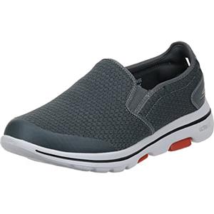 Skechers Gowalk 5 Apprize Double Gore Slip On Performance Scarpe Da Trekking, Scarpe da ginnastica Uomo, Antracite, 44.5 EU