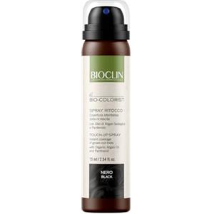 ISTITUTO GANASSINI BIOCLIN Bio-Colorist Spray Ritocco Nero - 75 ml - Copertura Istantanea della Ricrescita Con Olio di Argan e Pantenolo - Risultato Naturale, Non Macchia e si Rimuove con lo shampoo.