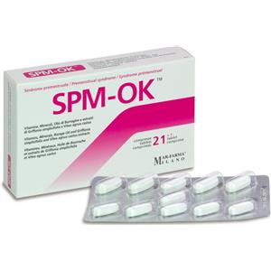 MAR-FARMA SPM-OK 21 Compresse per Sindrome Premestruale con Magnesio, Zinco e Vitamine