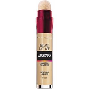 Maybelline Borrador Ojos Tono 00 Ivory Corrector De Ojeras, Bolsas E Imperfecciones Pieles Muy Claras - 6Ml