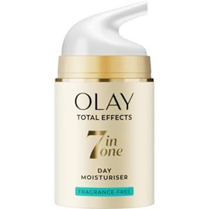 Olay Total Effects 7in1 Crema Giorno Antietà - Idratante Viso Con Niacinamide E Vitamina C - Combatte 7 Segni Dell'Invecchiamento Cutaneo Per Una Pelle Più Giovane - Senza Profumo - 50ml