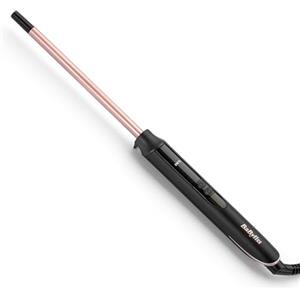 BaByliss Ferro arricciacapelli 10mm, Quartz Ceramic, 10 Temperature, ricci ultra definiti, Nero e rosa, C449E