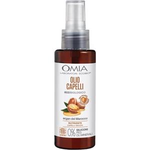 Omia, Olio Capelli Eco Bio con Olio di Argan del Marocco, Per Capelli Secchi, Spenti e Fragili, Azione Nutriente e Ristrutturante, Senza Siliconi, Dermatologicamente Testato - Flacone da 100 ml