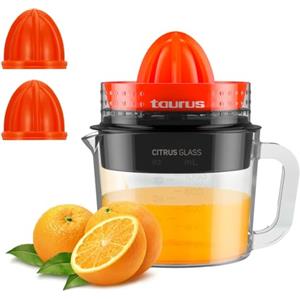 Taurus Citrus Glass Spremiagrumi Elettrico, 30 W, 1 Liter, 0 Decibel, Vetro, Mano