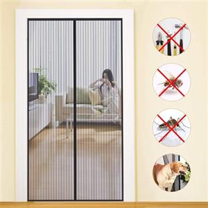 MYCARBON Zanzariera Magnetica 120x250cm Zanzariera Porta Finestra a Calamita Resistente Traspirante Tenda Anti Mosche