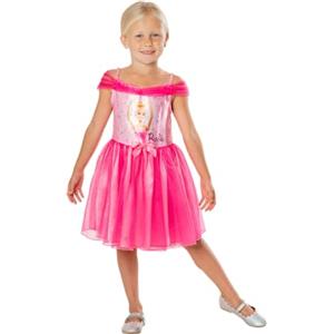 RUBIE'S Barbie Ufficiale - Costume da ingresso di gamma Barbie per bambini, taglia 7-8 anni, vestito con tutù tipo ballerina rosa, per Halloween, carnevale, Natale