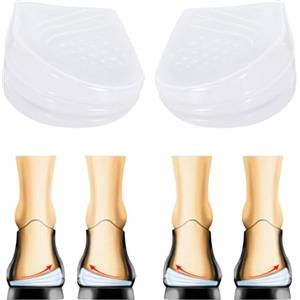 DecorDwell Solette Gel ortopedico 1 Paia, Plantari Silicone Morbide soletta, Per Metatarsalgia X/O, Valgo, Varo (S)