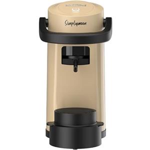 CAFFÈ BORBONE Macchina Caffè a Cialde, Simplymoon, Sabbia/Beige, caffè espresso, Compatibile con Cialde E.S.E 44mm
