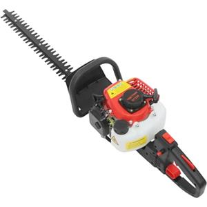 GDSKR Tagliasiepi a benzina, motore 22,5 CC 1,25 CV, tagliasiepi a motore, forbice per siepi da giardino, tagliasiepi motorizzato, impugnatura manuale girevole, sistema anti-vibrazione, frizione a