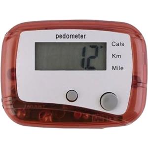 Kbnuetyg Contapassi portatile - Mini pedometro da passeggio accurato, monitoraggio delle miglia e chilometri con funzione di trasporto facile da trasportare, compagno di allenamento fitness per esercizi