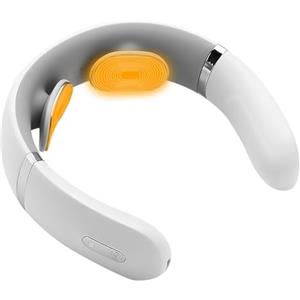 SGZIOO Massaggiatore cervicale con calore, 10 modalità, 16 intensità, massaggiatore portatile per dolore al collo, per casa, auto, ufficio