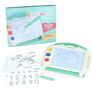 Miniland - Lavagna Magnetica per Bambini Tablemark | Lavagna Magica per Disegno con Cancellino, Matita e Forme | Giocattolo Educativo e Creativo Portatile