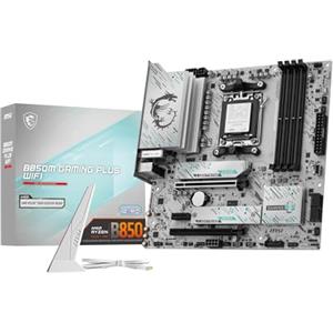 MSI B850M GAMING PLUS WIFI, scheda madre mATX - Supporta processori AMD Ryzen serie 9000/8000 / 7000, socket AM5 - DDR5 Memory Boost fino a 8200+ MT/s (OC), PCIe 5.0 x16 e 4.0 x4, M.2 Gen5, Wi-Fi 7