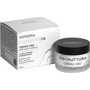 PHARMALIFE RESEARCH Aspersina Ristruttura Crema Viso Anti Age Globale 50ml - Texture Morbida e Setosa per Pelli Mature
