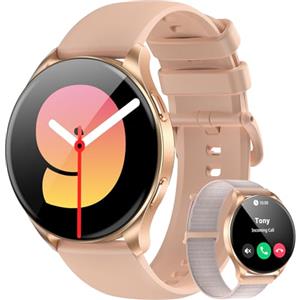 Blackview Smartwatch Uomo Donna, Effettua e Rispondi alle Chiamate, Orologio Smartwatch Fitness con 1.43' HD AMOLED/112+ Sportive/SpO2/Monitoraggio del Sonno/Cardiofrequenzimetro per Android IOS