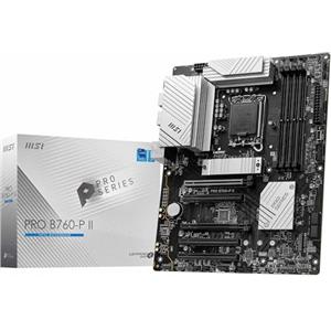MSI PRO B760-P II Scheda Madre ATX - Supporta Processori Intel Core 12a/13a/14a Gen, Socket LGA 1700, DDR5 fino a 7000MHz, PCIe 4.0 x16, M.2 Gen4, LAN 2.5G