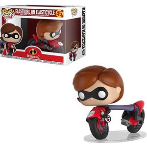 FUNKO Pop! Rides Disney Pixar The Incredibles - Bike And Elastigirl - Figura in Vinile da Collezione - Dimensioni Collezionabili 14 cm - Merchandising Ufficiale