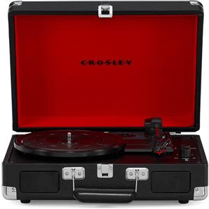 Crosley Audio & Hi-Fi Nuovo - Crosley: Cruiser Plus Deluxe Portable Turntable (Black)- N