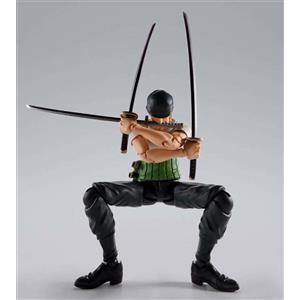 Bandai S.H.Figuarts Roronoa Zoro Romance Dawn - Action Figure 15 cm con accessori