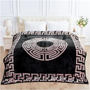 GC GAVENO CAVAILIA Coperta pesante di lusso, 4 kg, in pile Sherpa, reversibile, a 2 strati, per dormire profondamente, per alleviare l'ansia, coperta ponderata in poliestere per adulti (200 x 240 cm)