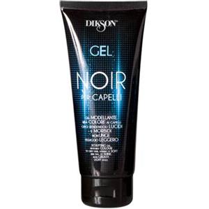 Dikson Gel Noir 100 ml - Gel Colorato per Capelli Grigi, Fissaggio Leggero, Lucido e Morbido