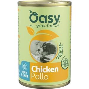 Oasy original formula puppy & junior pollo pate 400 gr