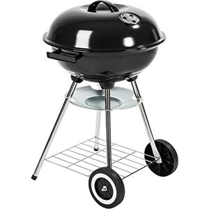 tectake® BBQ, Barbecue Smoker a Carbonella, Grill Multifunzionale, Capacità Griglia per 6 persone, Alimentazione Aria Regolabile, Cassetto Raccoglicenere Estraibile, Dimensioni 48x45x70 cm, 2.6 kg