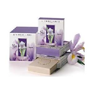 L'Erbolario Iris Sapone 100 g - Sapone cremoso con estratti di Iris e Altea, ideale per pelli sensibili