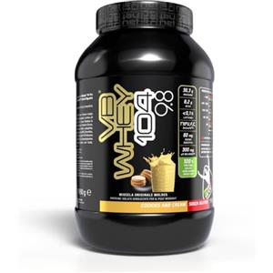 Net Integratori VB WHEY 104 9.8 Optipep - 1980g Cookie and Cream - Proteine Isolate Idrolizzate per via Enzimatica Con EAA e BCAA - Massimizza Sintesi Proteica Crescita e Mantenimento Muscolare