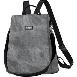 Fmeida Zaino Donna Antifurto Moda Borsa Donna con Tracolla Borse Zainetto da Viaggio Impermeabile