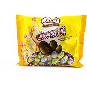 Laica 1 KG OVETTI INCARTO A FIORI CIOCCOLATO LATTE CREMA NOCCIOLA CEREALI LAICA PASQUA