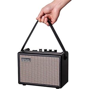 Coolmusic Amplificatore per chitarra 15G - Amplificatore Bluetooth portatile a 2 usi per chitarre elettriche e acustiche