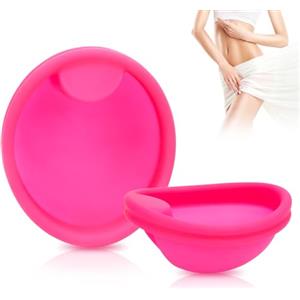Yooyan 2 dischi mestruali taglie S L, dischi periodici della coppetta mestruale in silicone - per sport, nuoto e intimità - Disco mestruale riutilizzabile & Tampon alternativa sostenibile