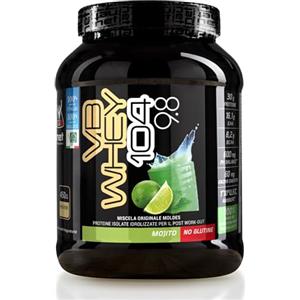 NET Integratori VB WHEY 104 9.8 Optipep - 450g Mojito - Proteine Isolate Idrolizzate per via Enzimatica Con EAA e BCAA - Massimizza Sintesi Proteica, Crescita e Mantenimento Muscolare
